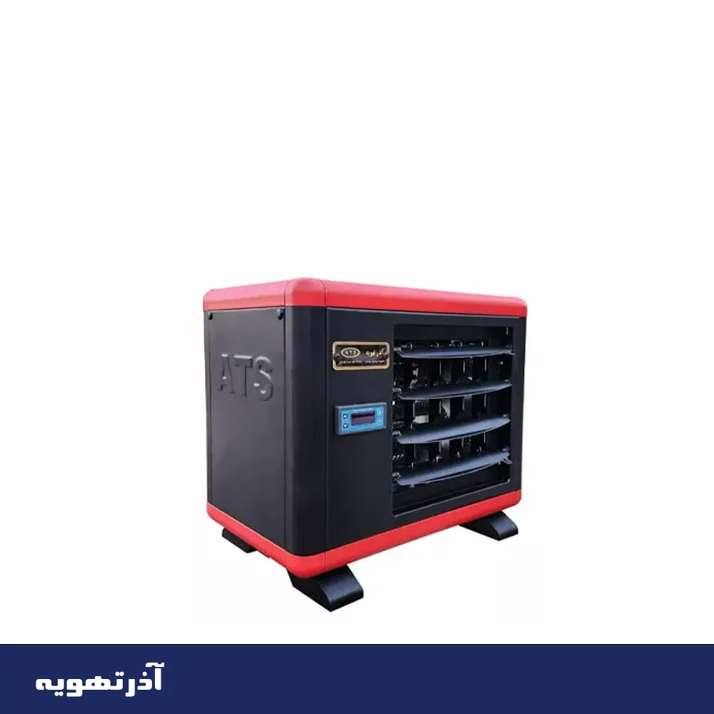 هیتر برقی فن دار آذر تهویه مدل E6000 طرح فلورا تک فاز