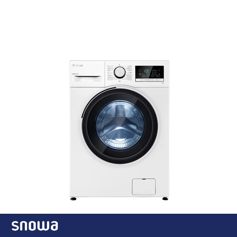 ماشین لباسشویی اسنوا سری هارمونی اسلیم 7 کیلویی مدل SWM-A70W