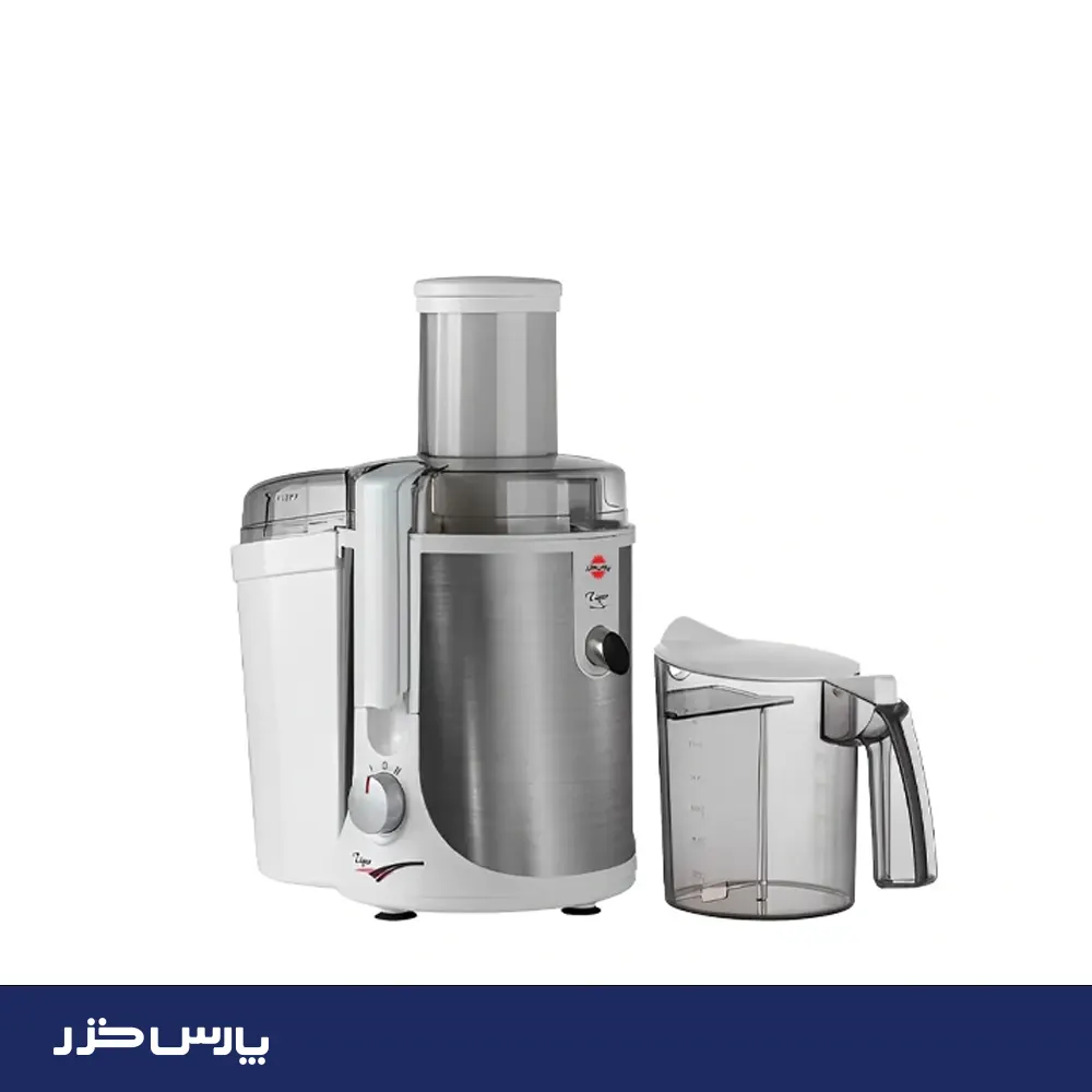 آبمیوه گیری پارس خزر مدل TIGER سفید استیل
