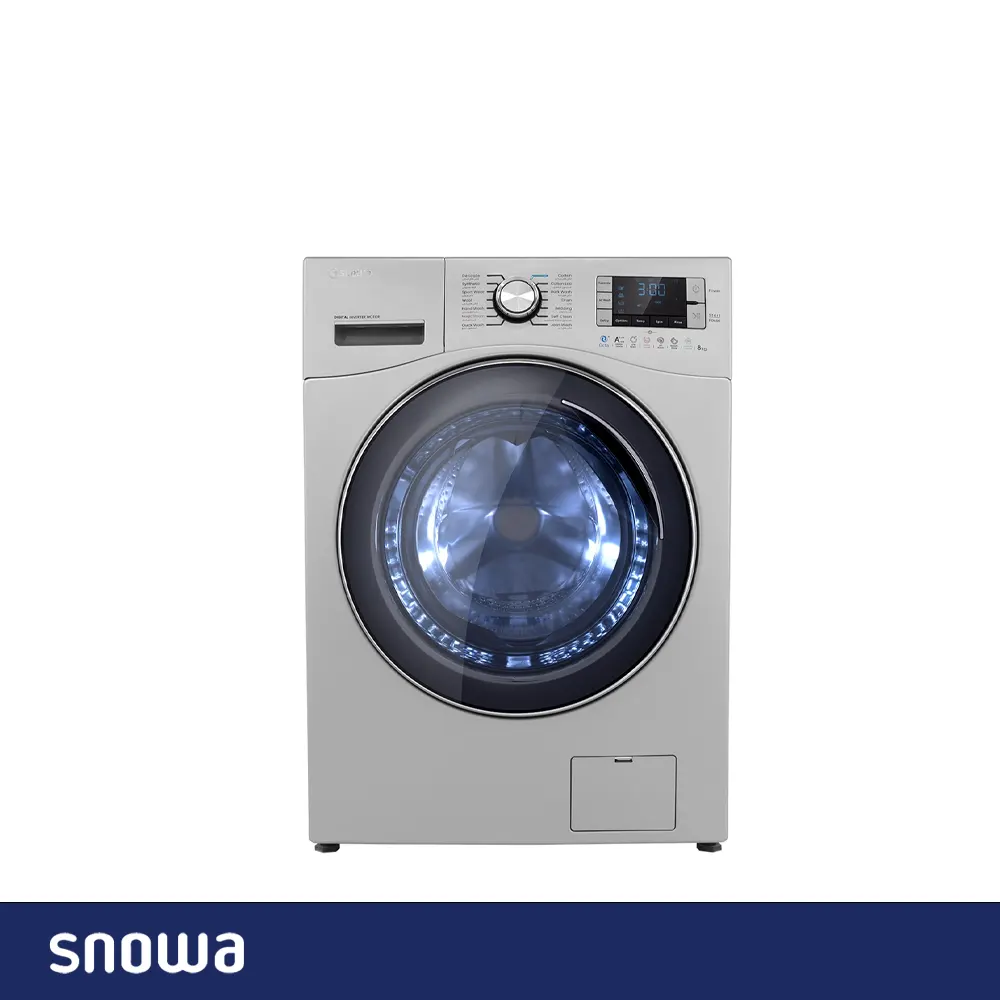 ماشین لباسشویی اسنوا سری اکتا 8 کیلویی مدل SWM-D80S