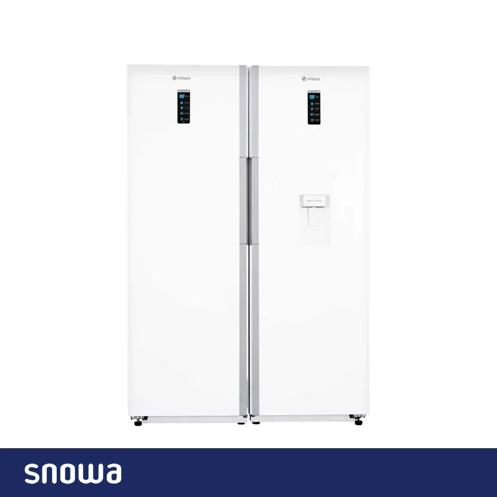 يخچال فريزر دوقلو اسنوا سری هايپر 38 فوت مدل SRDi-SFDi-M210GW