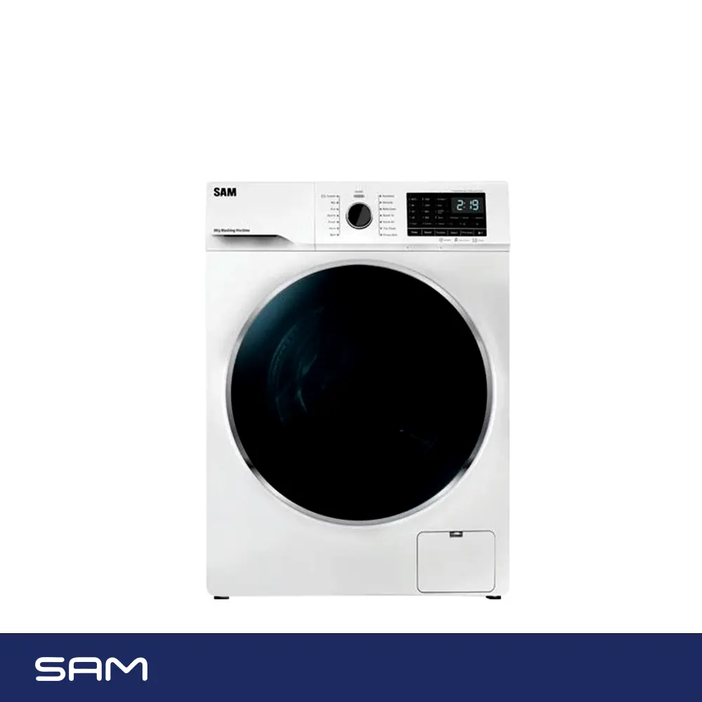ماشین لباسشویی سام 8 کیلویی مدل UN-Q1435 W