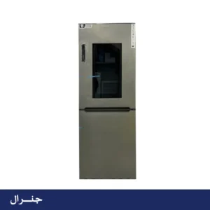 یخچال فریزر پایین جنرال 27 فوت مدل هوم بار سیلور
